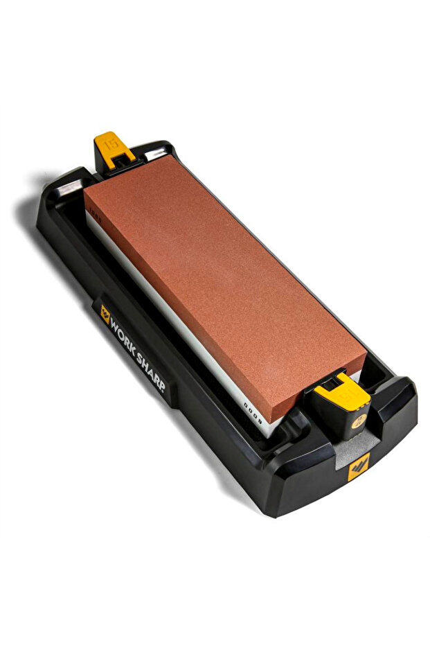 Ceramic Stone Sharpener with Whetstone Base - 2