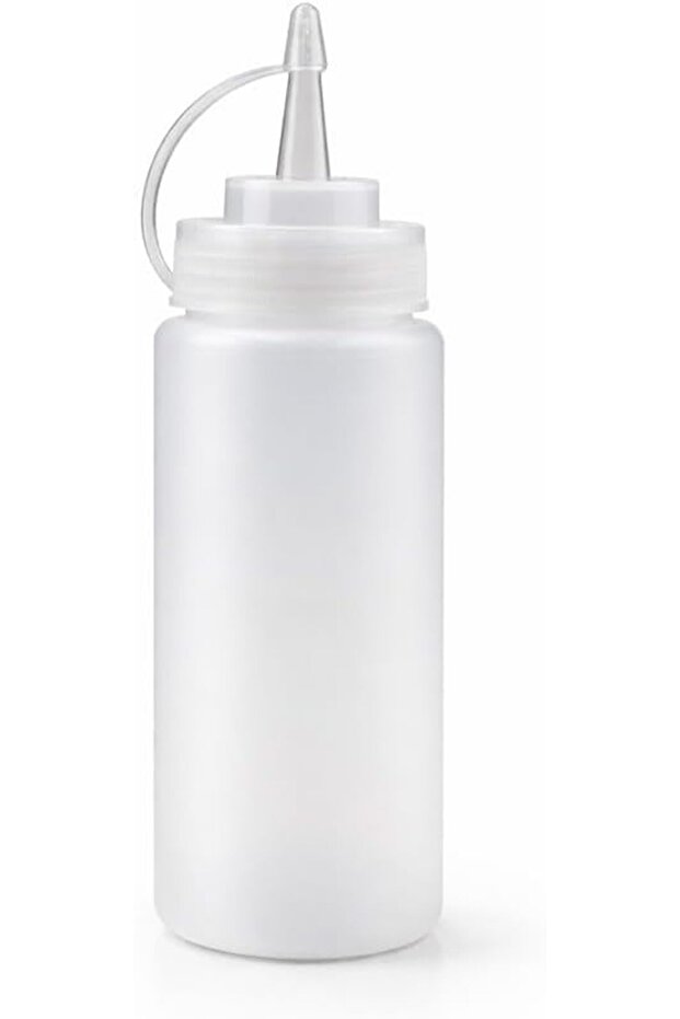 350ml Plastic Squeeze Bottle with Precision Nozzle Cap