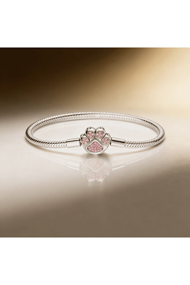 Brățări fixe bangle - Argintiu - 4