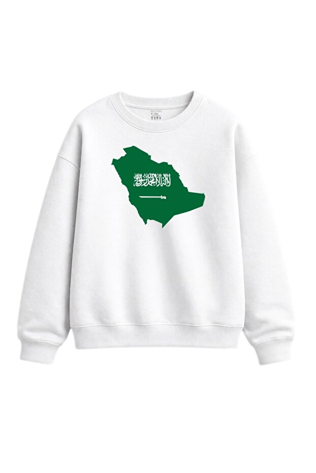 Arabia Core – Saudi Map Minimal Sweatshirt / Hoodie / T-Shirt / Undershirt (Optional)