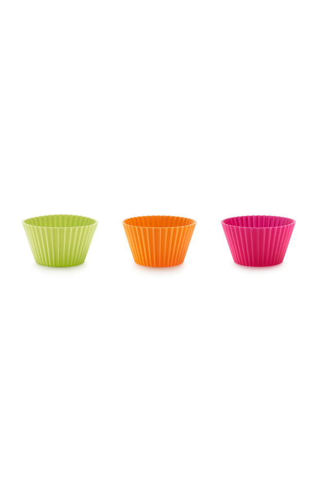 6 Pieces Colorful Silicone Muffin Mold Set 10cm