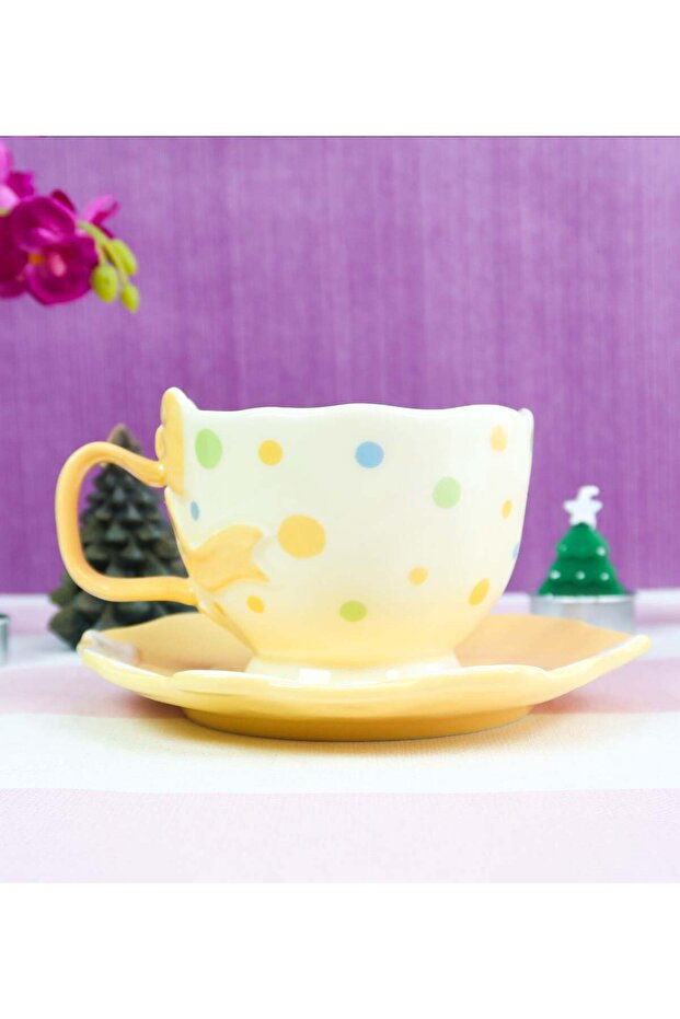 Ribbon Patterned Coffee Cup Bm-2329 - 5