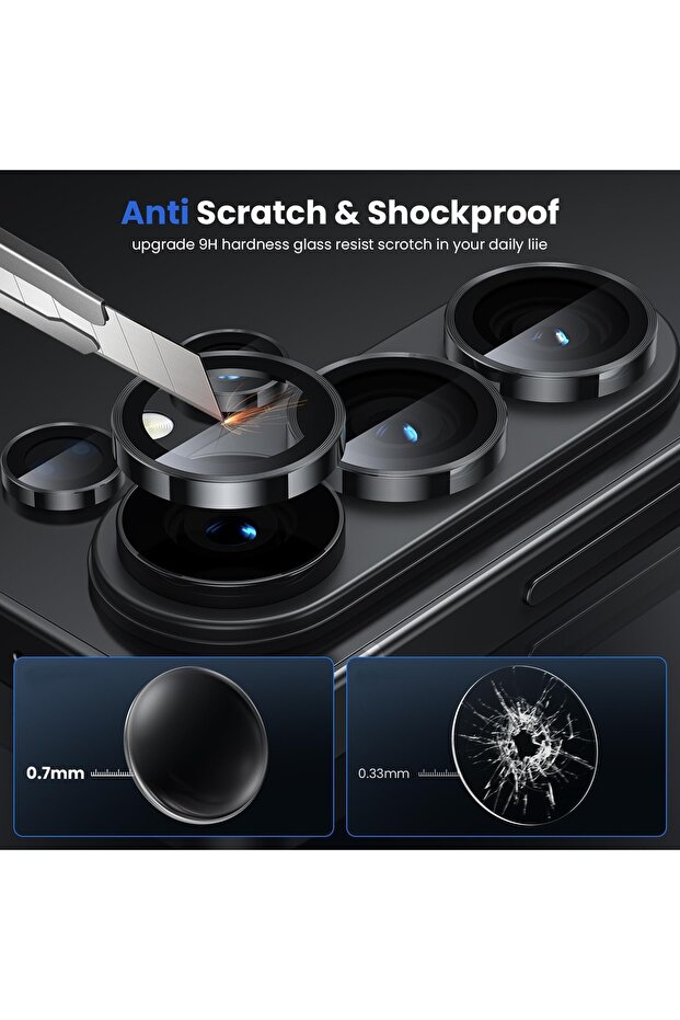 Galaxy S26 Ultra Compatible Camera Lens Protector - 4