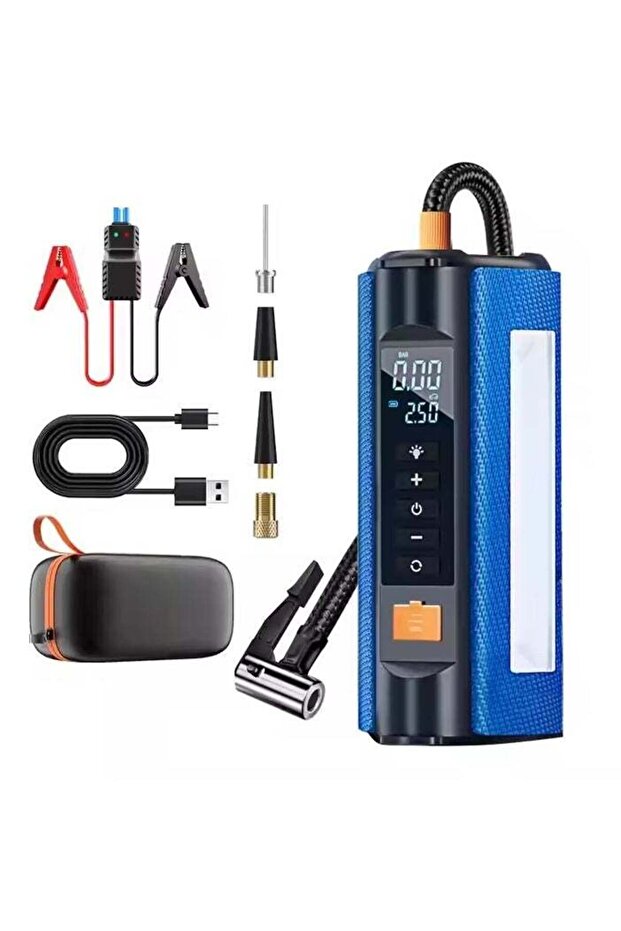 2000A Peak Car Jump Starter with 150PSI Air Compressor