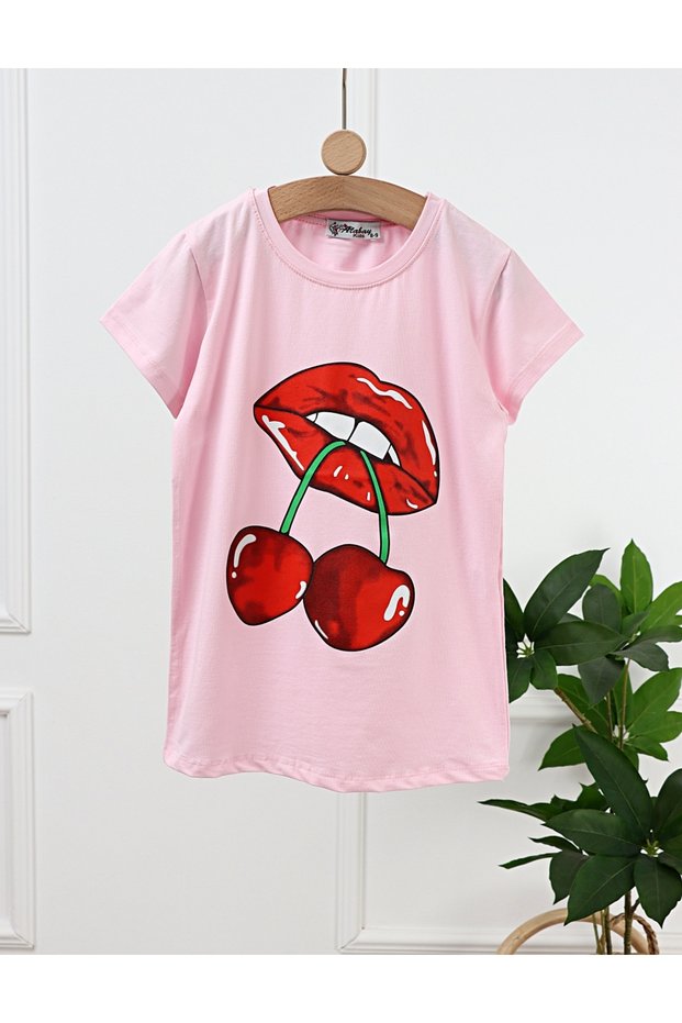 Tricou Cirese, model roz