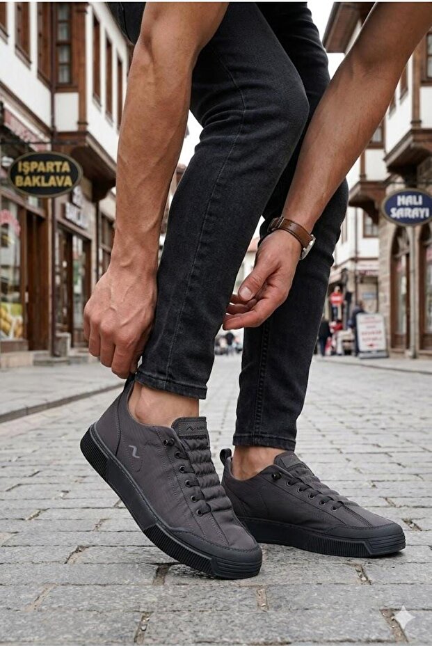 Noka Champ Comfortable Memory Foam Insole Linen Sneaker Men's Shoes