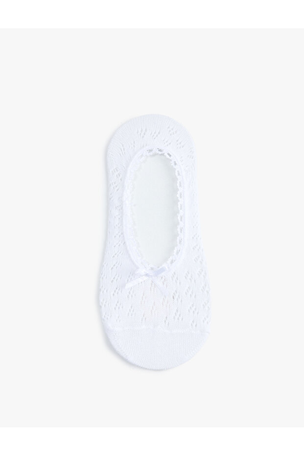 Bow Detailed Lace Ballerina Socks