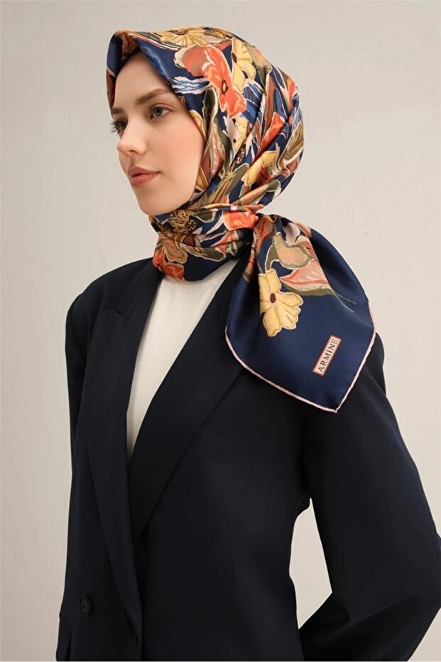 37 وشاح حرير تويل 9332D