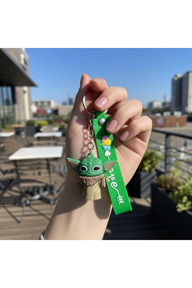 3D Grogu (Baby Yoda) Silicone Keychain