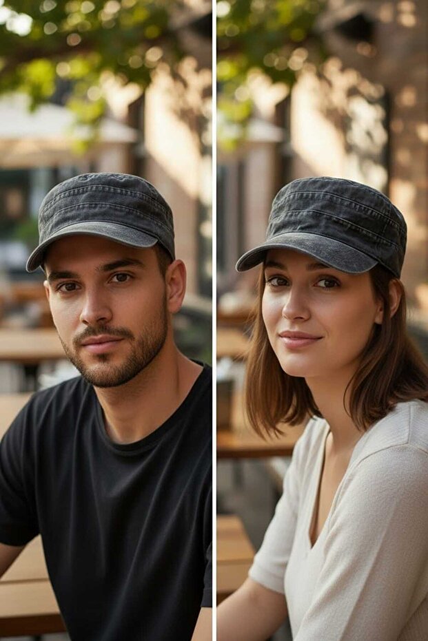 قبعة كاسترو أوزلي للغسيل من الدنيم للجنسين
