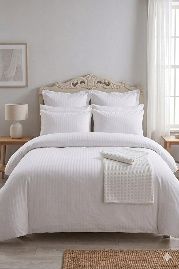 Double Cotton Satin Duvet Cover Set
