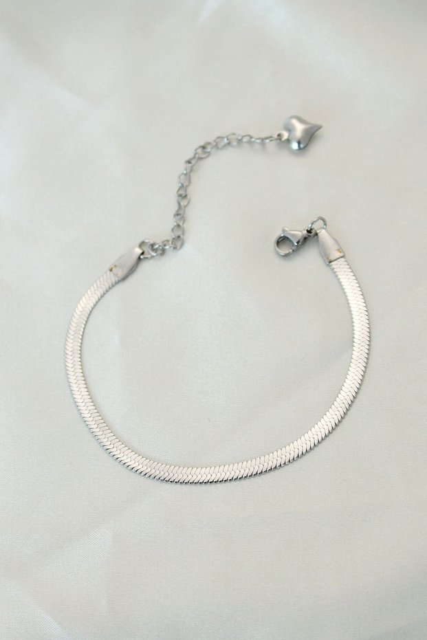 Stylish 316L Steel Silver Color Italian Chain Bracelet Teachers Mothers Valentine's Day Gift