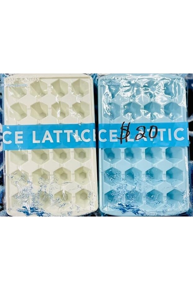 Ice Cube Trays Diamond Shape, Easy Release Stackable Ice Cube (SET OF 2) - 1