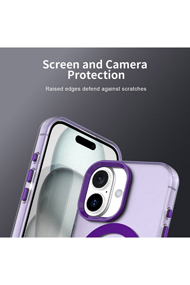 Case for iPhone 16 Plus, Techsuit, TPU, Purple - 5