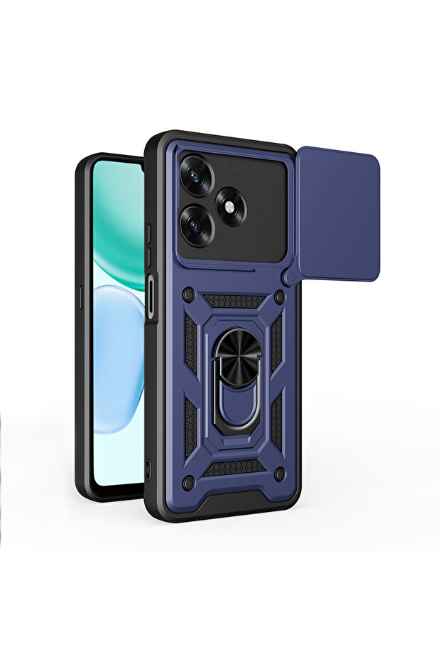 Case for Honor X5c Plus, Techsuit, TPU, Blue - 1