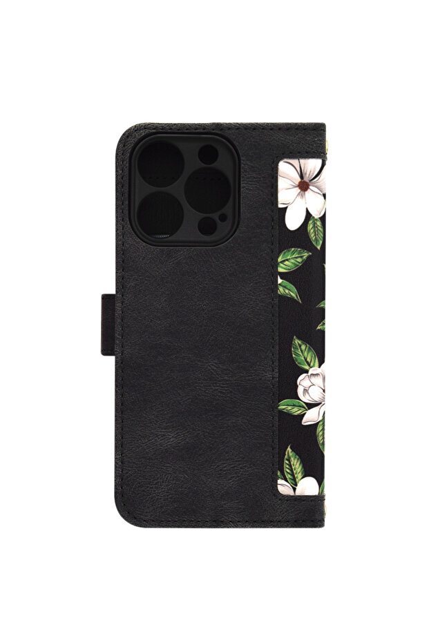Case for iPhone 14 Pro, Techsuit, PU, Black - 3