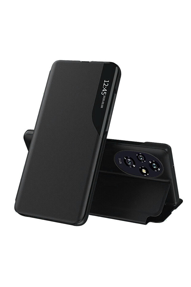 Case for Honor 200 Pro, Techsuit, PU, Black