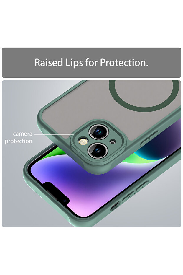 iPhone 13 Case, Techsuit, TPU, Green - 6
