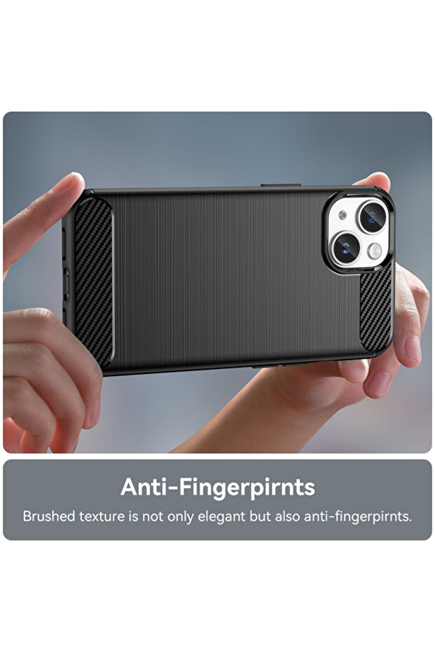 Case for iPhone 15 Plus, Techsuit, TPU, Black - 3