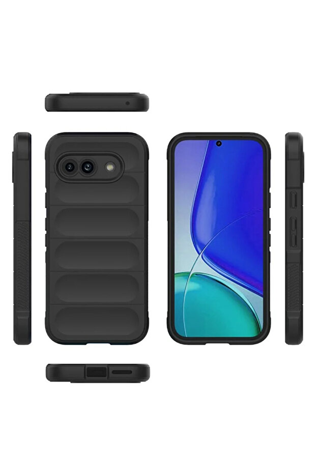 Case for Google Pixel 9a, Techsuit, TPU, Black - 2