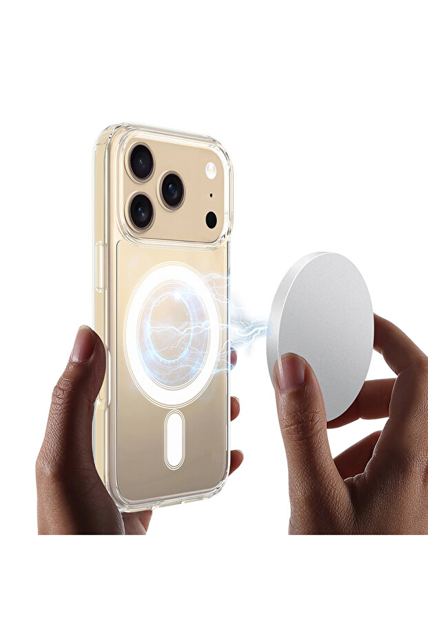 Case for iPhone 17 Pro, MagSafe Pro, shockproof, transparent - 4