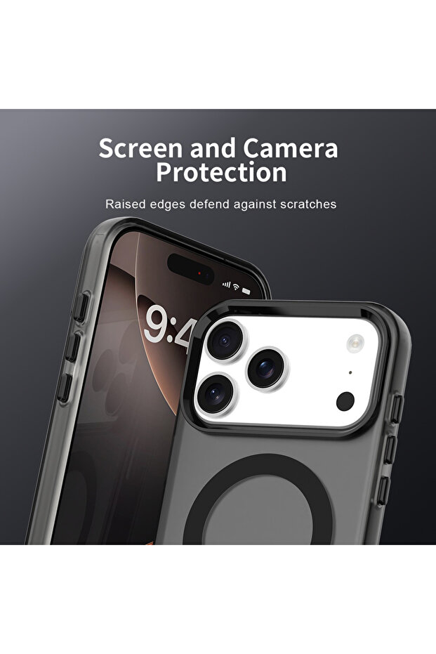 Case for iPhone 17 Pro Max, Techsuit, TPU, Black - 4