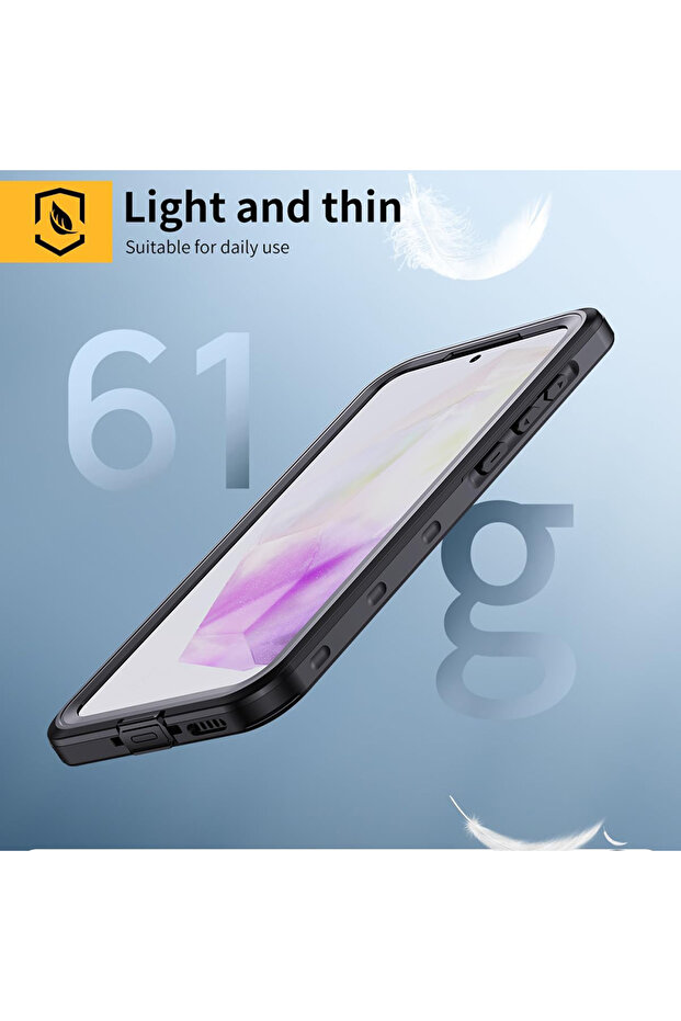 Case for Samsung Galaxy A35 5G, Shellbox, TPU, Black - 6