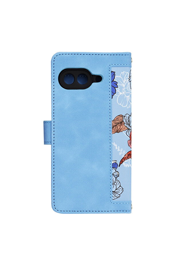 Case for Google Pixel 9a, Techsuit, PU, ​​Blue - 4