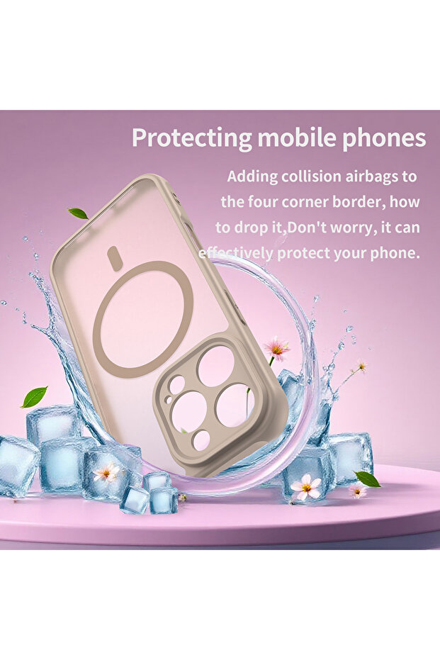 Case for iPhone 16 Pro, Techsuit, TPU, Gold - 4