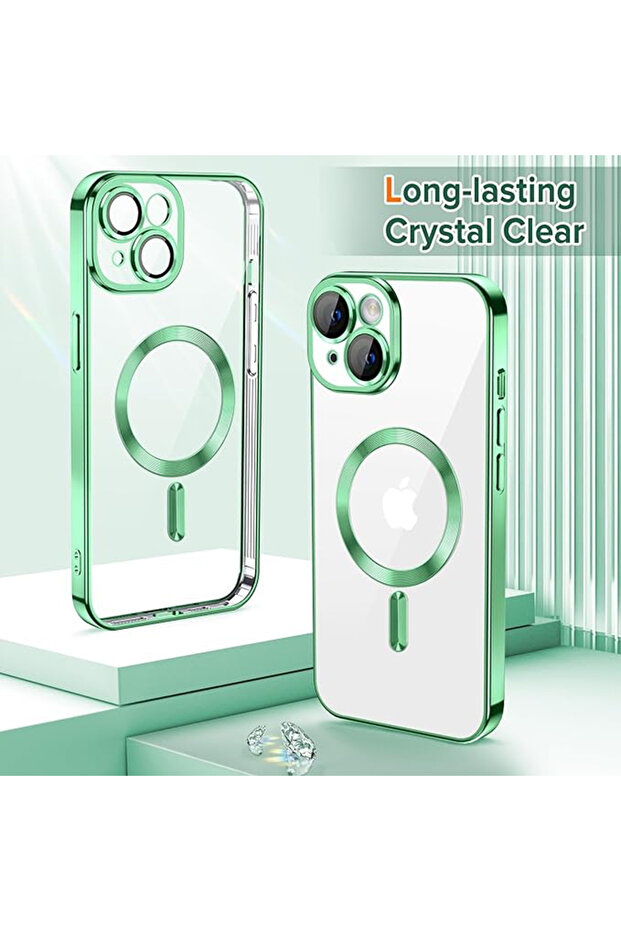 Case for iPhone 14 Plus, Techsuit, TPU, Light Green - 2
