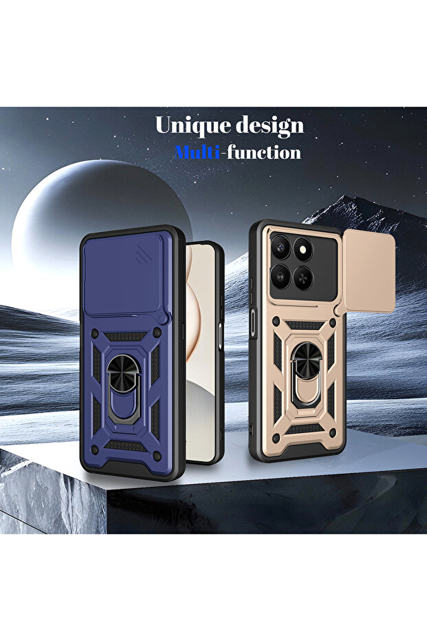 Case for Honor X5c Plus, Techsuit, TPU, Blue - 2