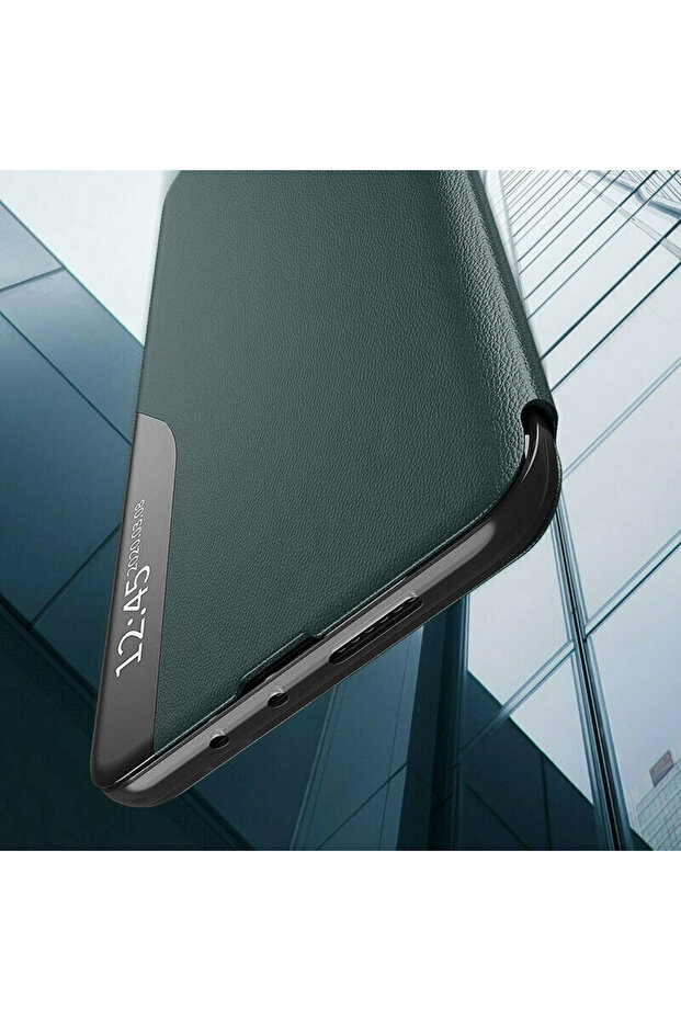 Husa pentru iPhone 15 Plus, Techsuit, PU, Verde - 4