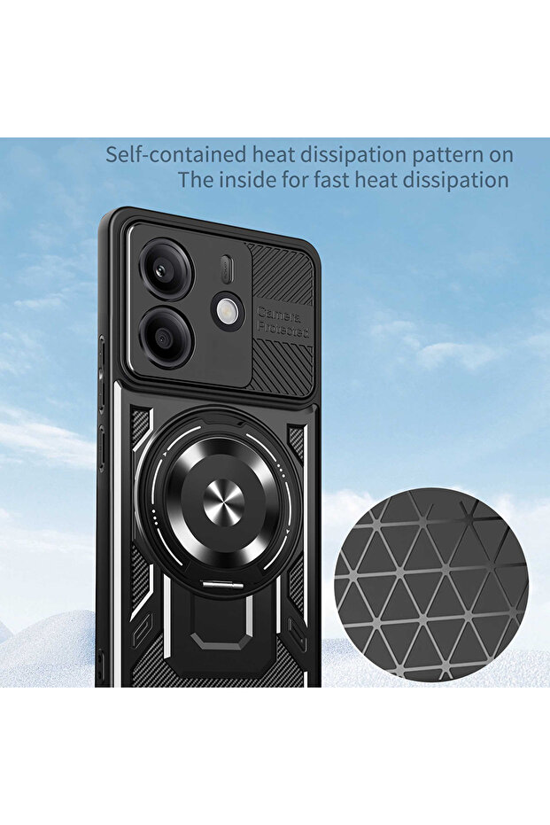 Case for Honor 400, Techsuit, TPU, Black - 3