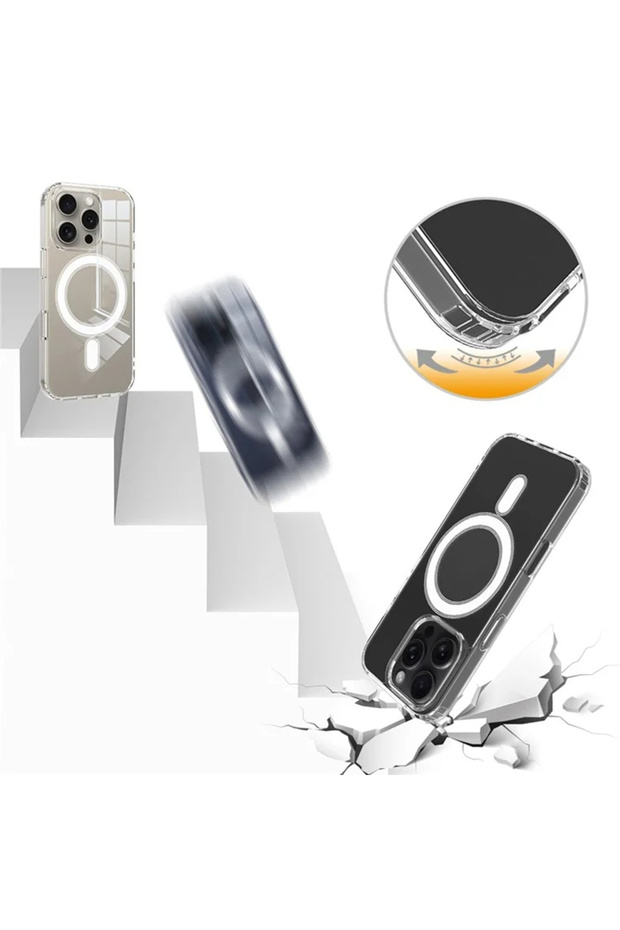 Case for iPhone 16 Plus, Techsuit, TPU, Transparent - 2
