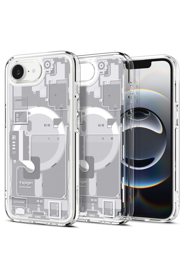 Husa pentru iPhone 16e, Spigen, Silicon, Alb