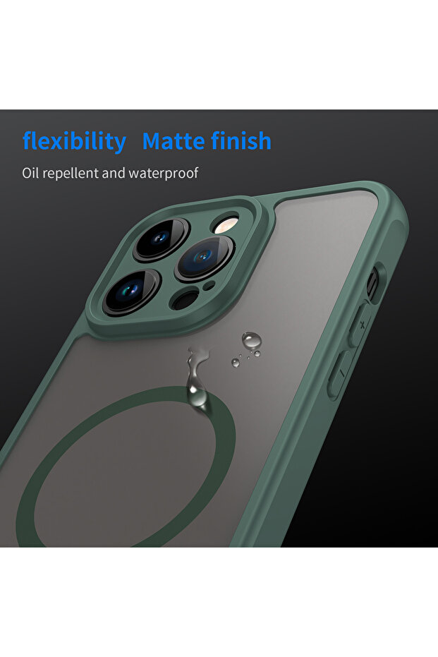 Case for iPhone 14 Pro, Techsuit, TPU, Green - 6