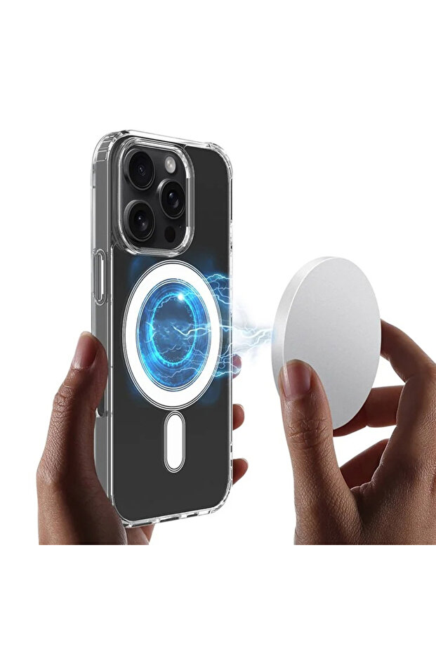 Case for iPhone 16 Plus, Techsuit, TPU, Transparent - 4