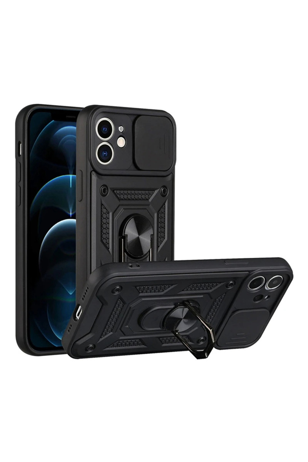 iPhone 11 Case, Techsuit, TPU, Black - 1