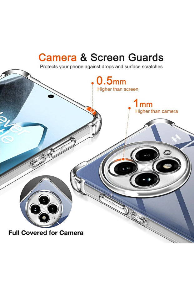 Case for OnePlus 13, Techsuit, TPU, Transparent - 3