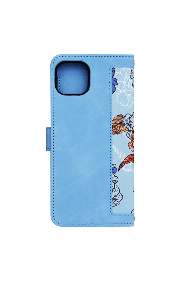 Husa pentru iPhone 15 Plus, Techsuit, PU, Bleu - 3