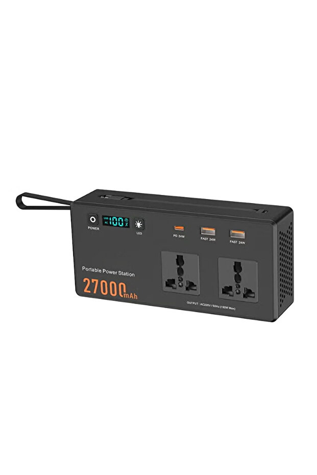 Volt Mate 27000mAh Mini Portable Power Station 150W with AC Outlet, 60W USB-C Fast Charging
