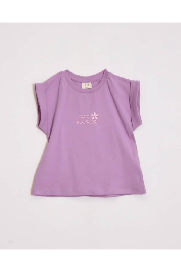 Girl's Body Suit with Floral Embroidery on the Back