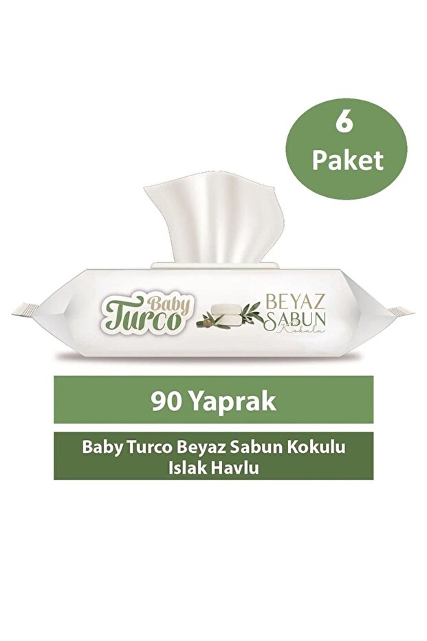 Soap Scented Wet Towel 6x90