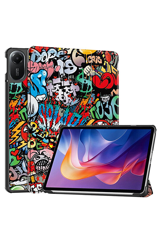 Husa pentru tableta Redmi Pad, Techsuit, Clamshell Case, Red - 1