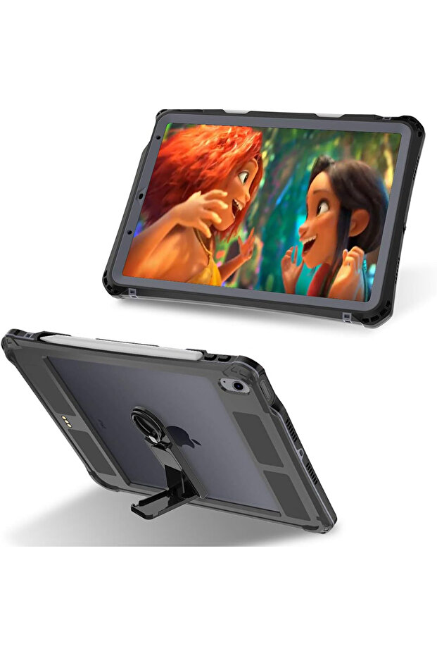 Husa pentru tableta iPad Air 5th generation, ShellBox, Back Cover, Black - 2