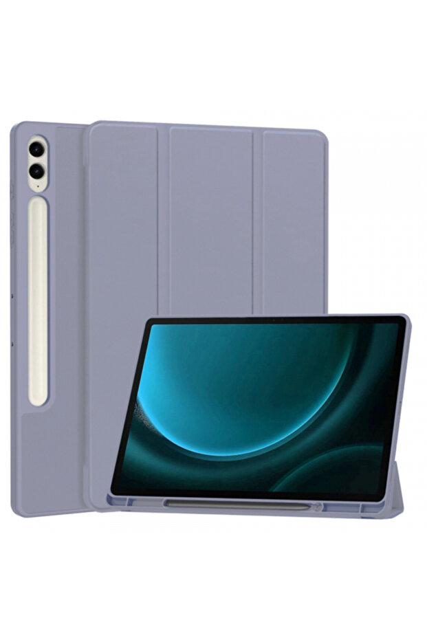 Galaxy Tab S9 FE Plus Tablet Case, Techsuit, Clamshell Case, Purple - 1
