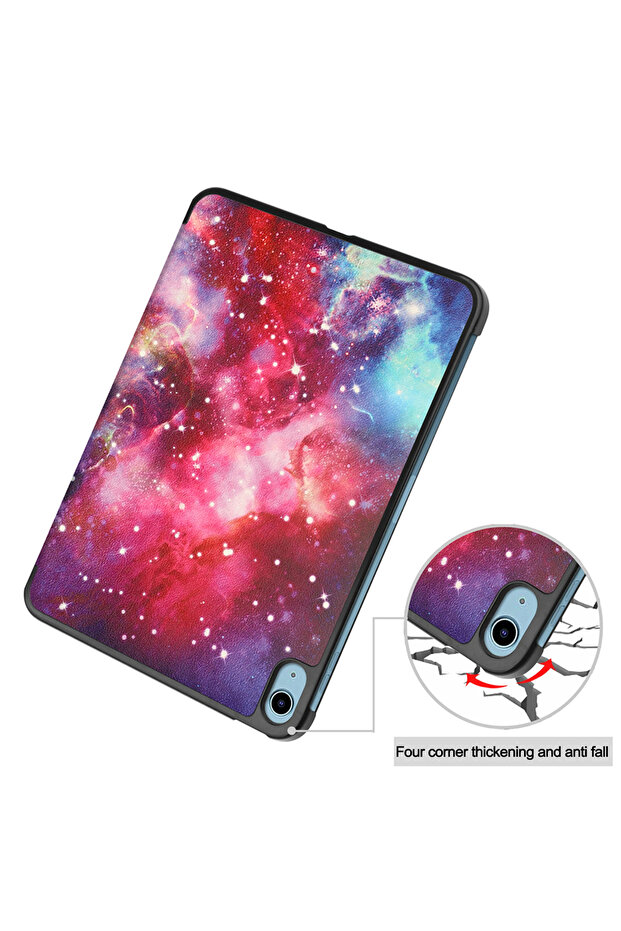 iPad 10th generation tablet case, Techsuit, Clamshell Case, Black - 4