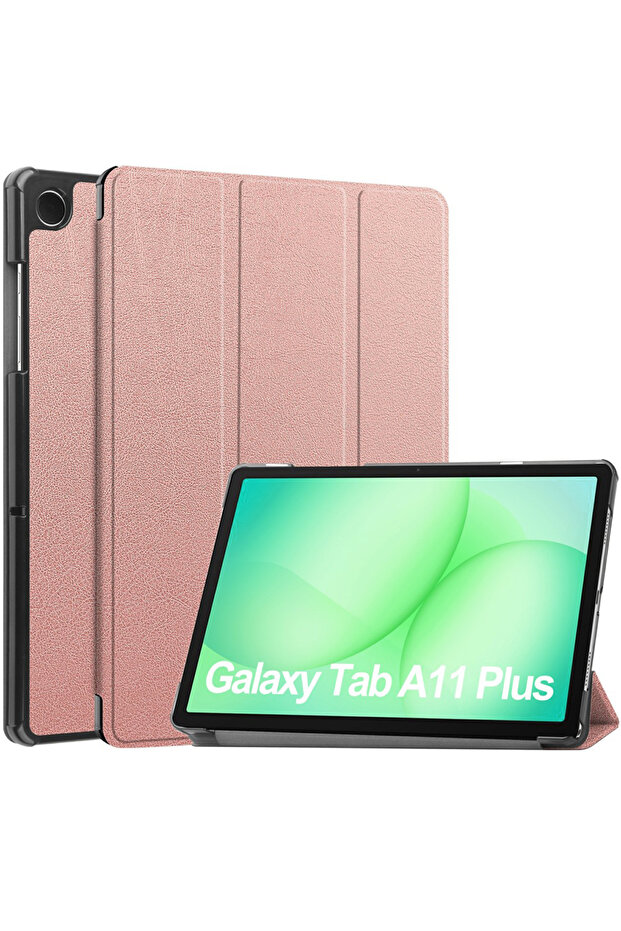 Husa pentru tableta Galaxy Tab A9 Plus, Techsuit, Clamshell Case, Gold - 1