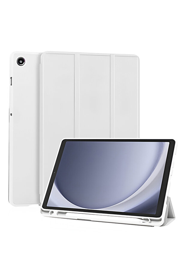 Husa pentru tableta Galaxy Tab A9, Techsuit, Clamshell Case, Gray - 1