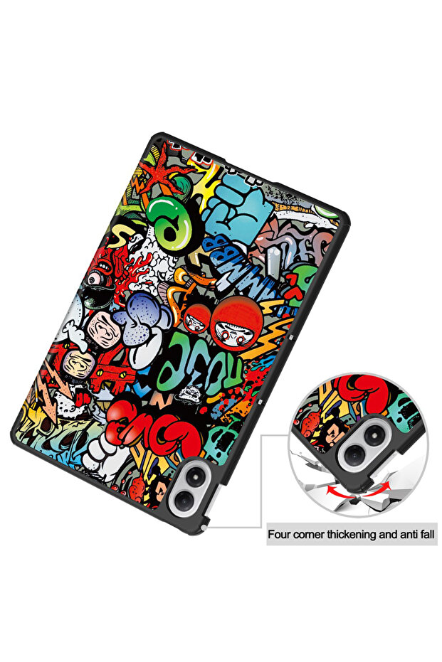 Husa pentru tableta Redmi Pad, Techsuit, Clamshell Case, Red - 3